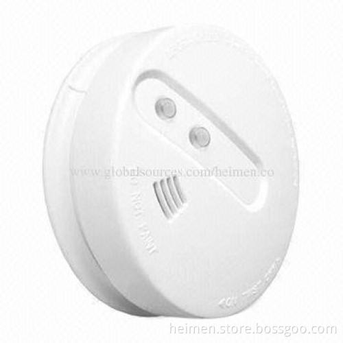 9V Battery Operated Wired Interconnected Photoelectric Smoke Detector/Fire Alarm with CE Mark